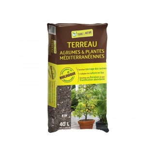 Terreau agrumes & plantes mÃ©diterranÃ©ennes - sac de 40L