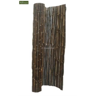 Canisse en lattes de bambou noir 150cm x 180cm