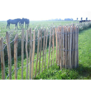 Rails de clôture en châtaignier - 100 cm x 460 cm