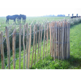 Rails de clôture en châtaignier -  80 cm x 460 cm